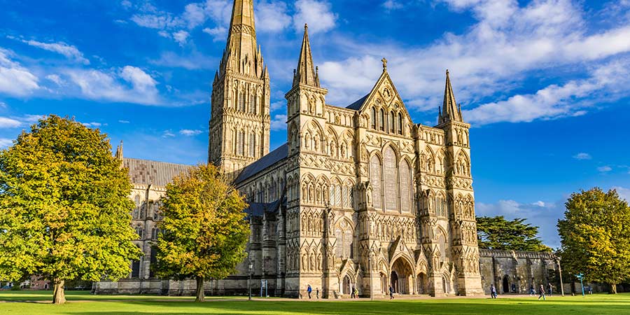 Viewing a Magna Carta on a private tour of Salisbury Cathedral