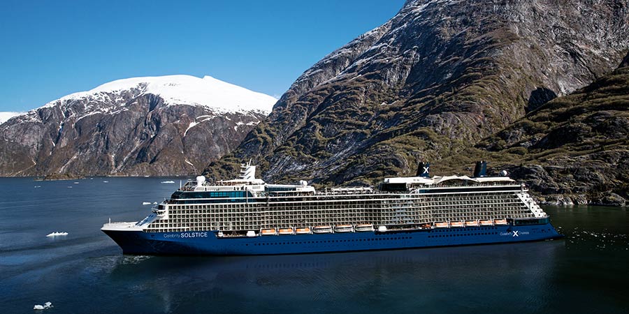 Boarding the Celebrity Solstice for a seven-night Alaska cruise